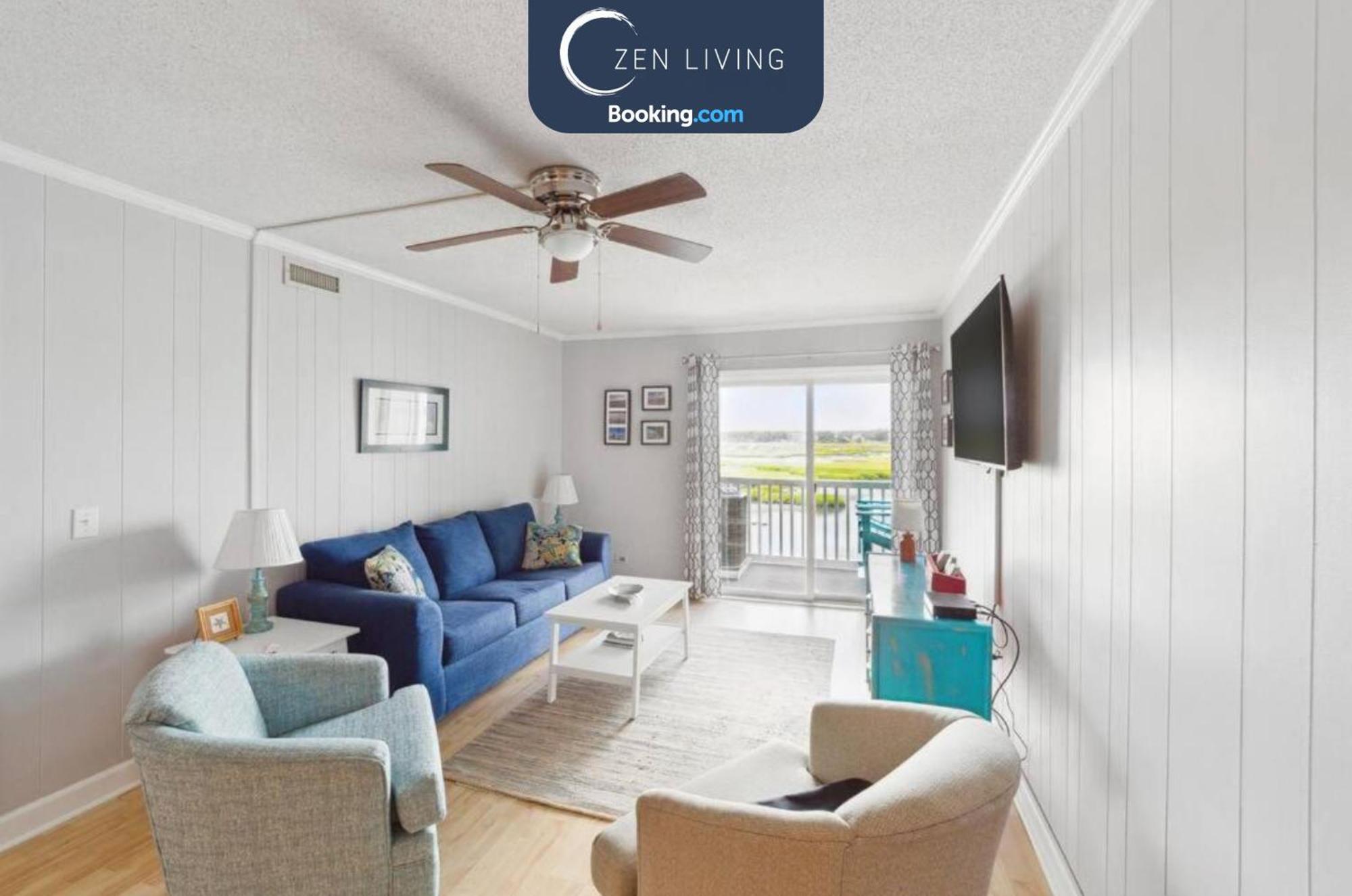 Right Across Beach Pool View Private Balcony By Zen Living Short Term Rental Myrtle Beach Exterior photo